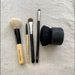 Makeup Brush lot NARS Bobbi Brown Trucco Kabuki 5 piece